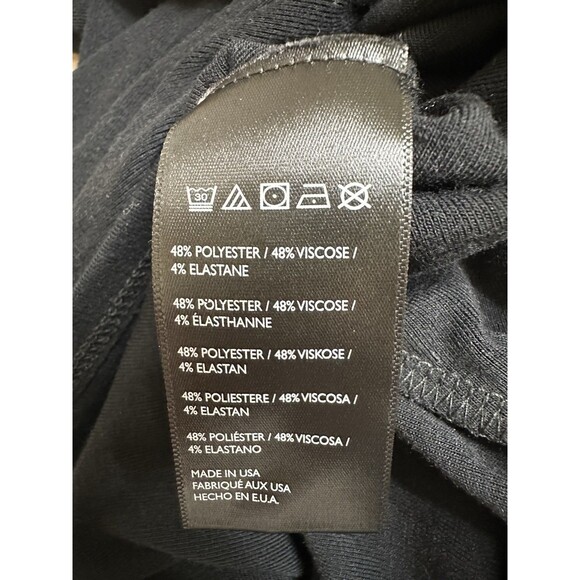 Free People Women's XL Beach Nyla Black Mini Dress One Shoulder - Picture 11 of 11